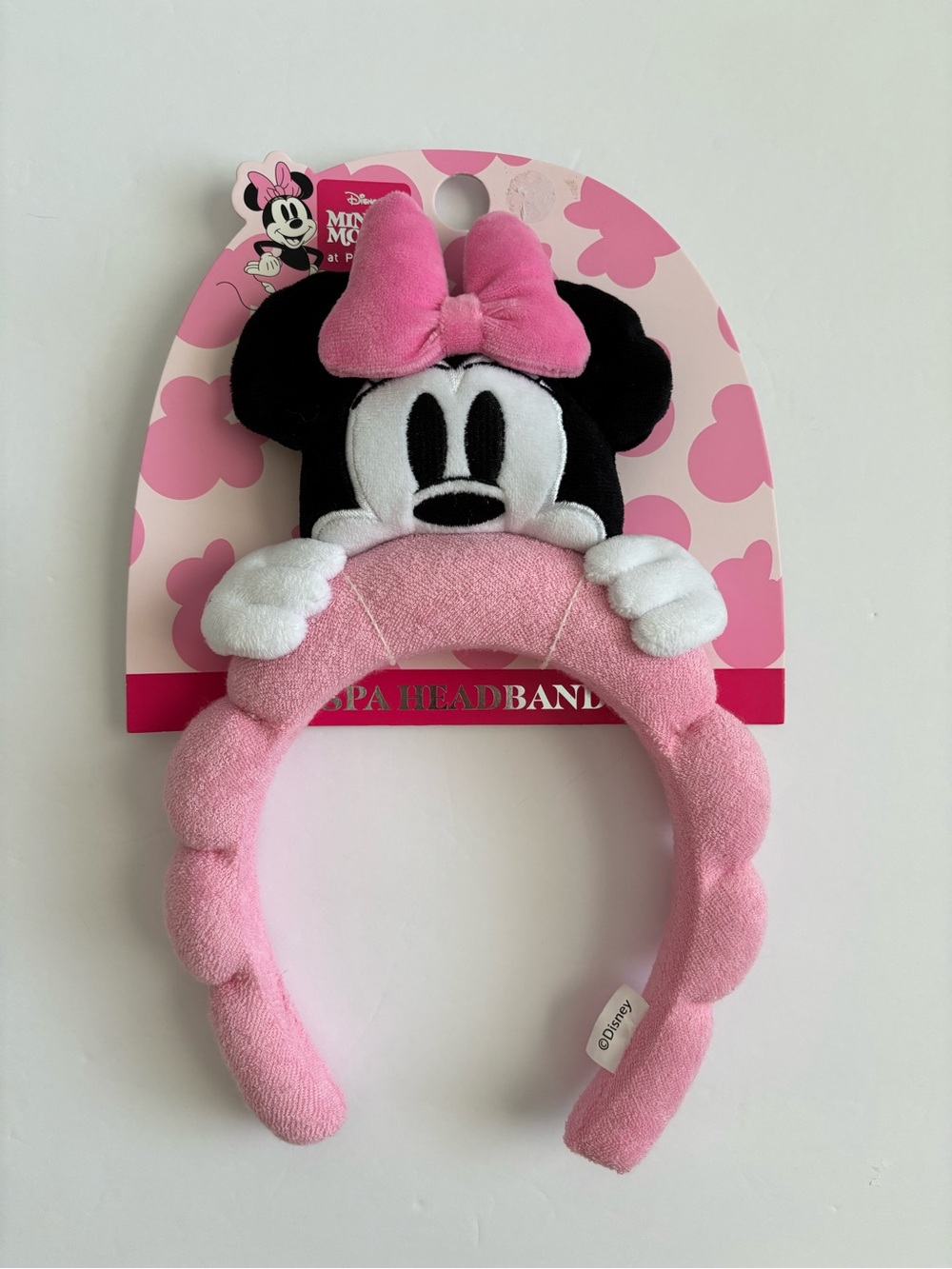 Disney Primark Minnie Mouse Plush Spa Headband New